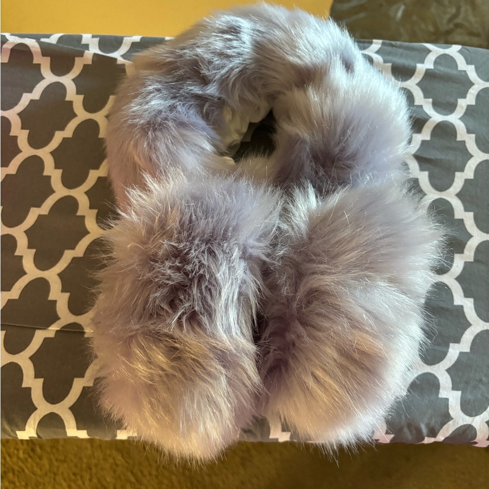 Plush Faux Fur Scarf